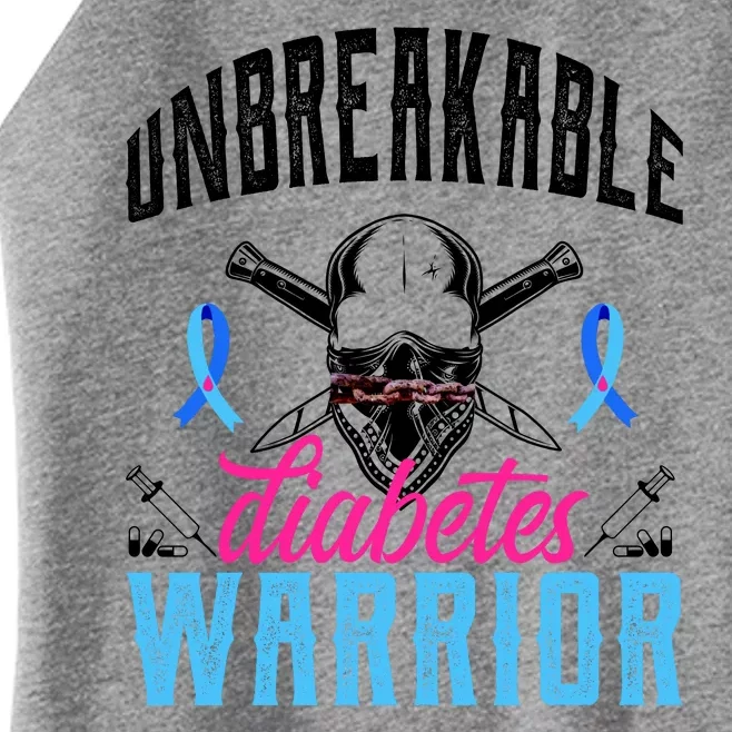 Unbreakable Diabetes Warrior Women’s Perfect Tri Rocker Tank