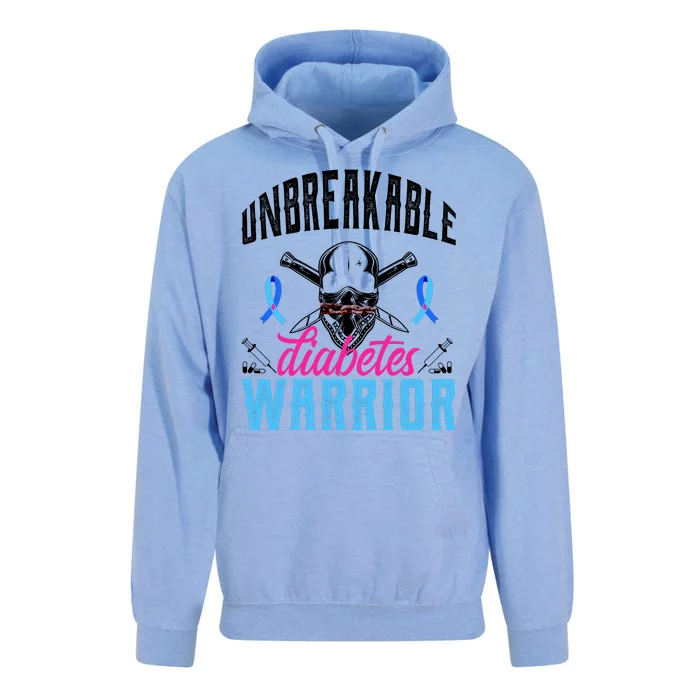 Unbreakable Diabetes Warrior Unisex Surf Hoodie