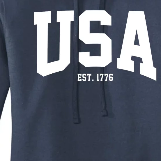 Usa Est 1776 Women's Pullover Hoodie