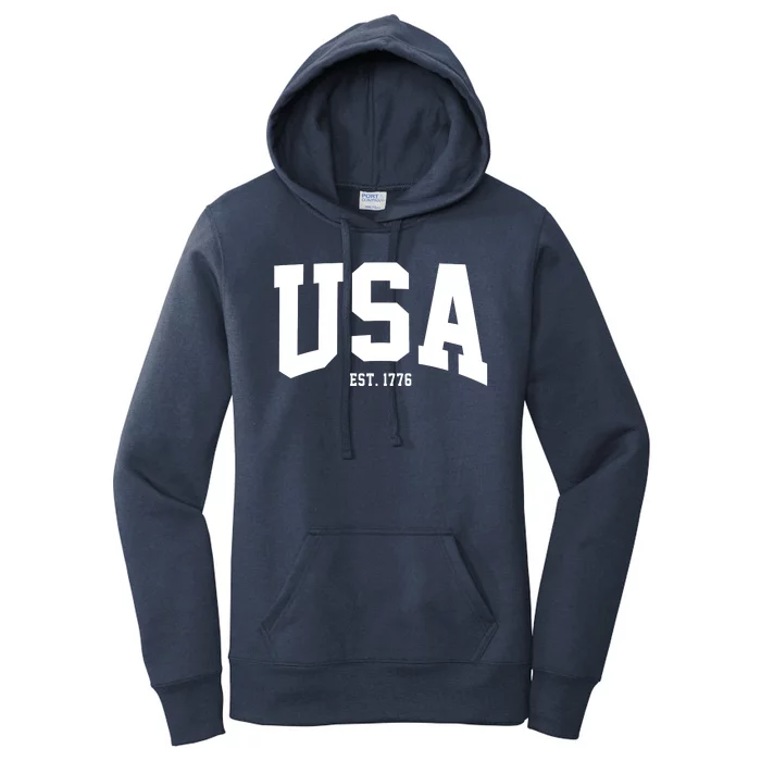 Usa Est 1776 Women's Pullover Hoodie