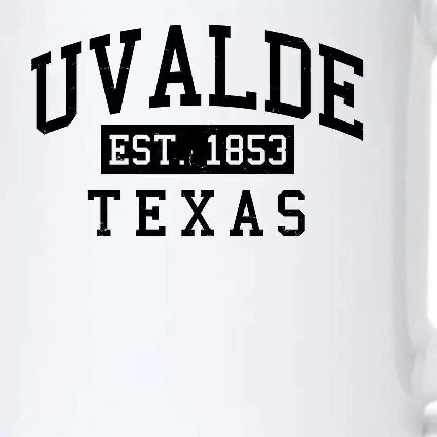 Uvalde EST 1853 Texas Black Color Changing Mug