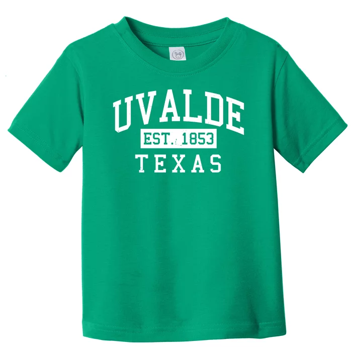 Uvalde EST 1853 Texas Toddler T-Shirt