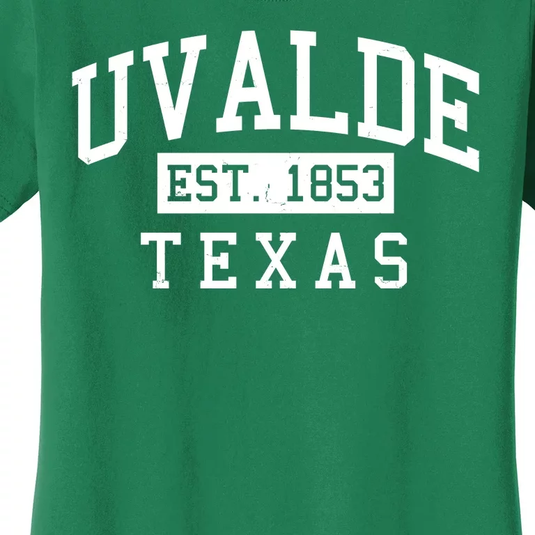 Uvalde EST 1853 Texas Women's T-Shirt