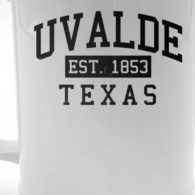 Uvalde EST 1853 Texas Front & Back Beer Stein