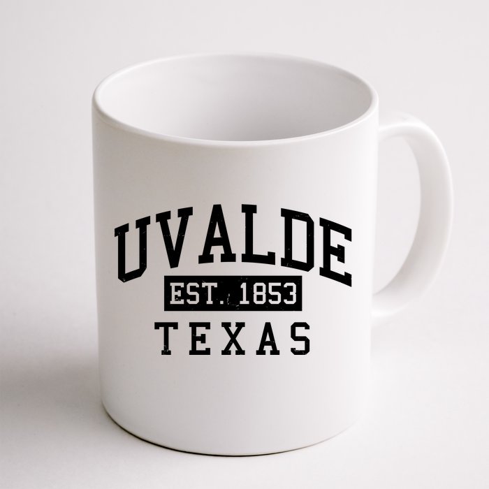 Uvalde EST 1853 Texas Front & Back Coffee Mug