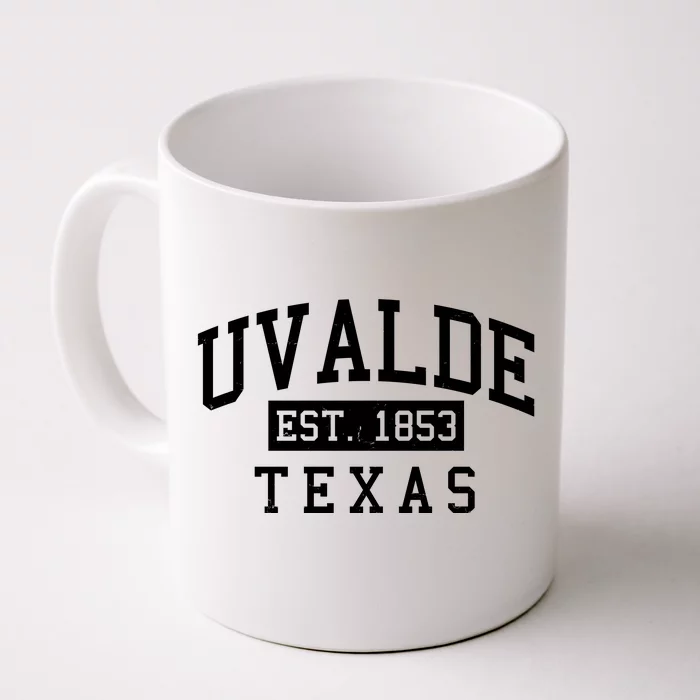 Uvalde EST 1853 Texas Front & Back Coffee Mug