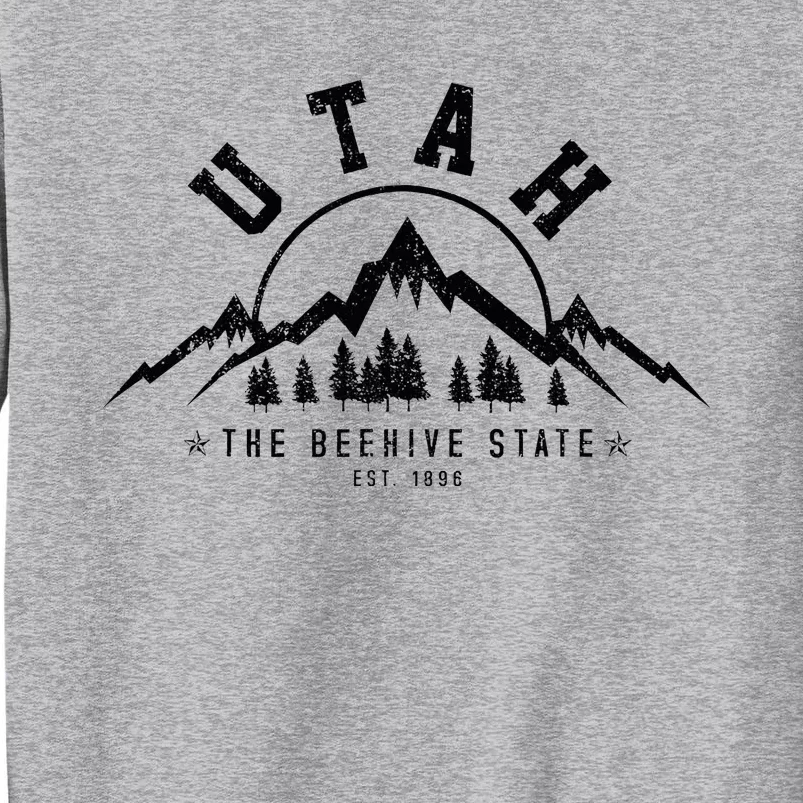 Utah Est. 1896 Usa America Souvenir Tall Sweatshirt