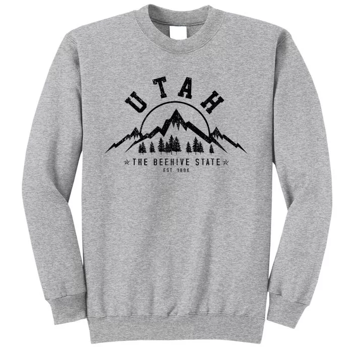 Utah Est. 1896 Usa America Souvenir Tall Sweatshirt