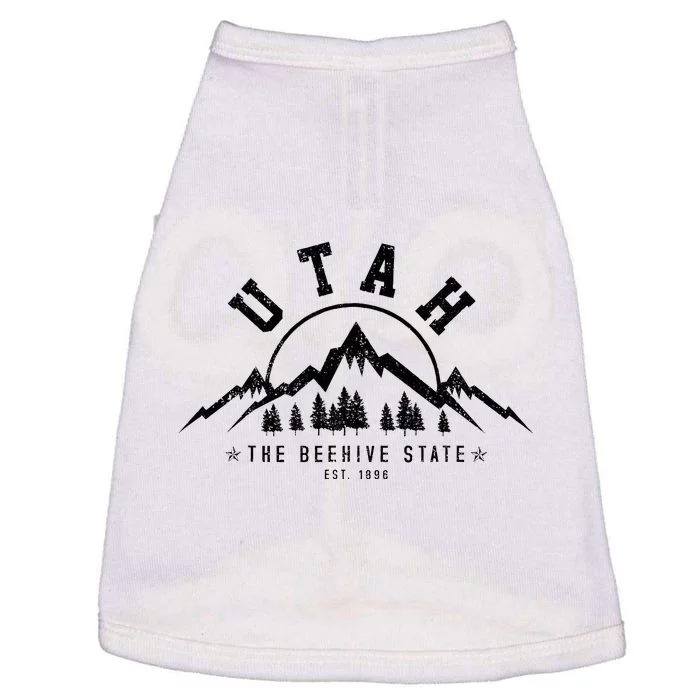 Utah Est. 1896 Usa America Souvenir Doggie Tank