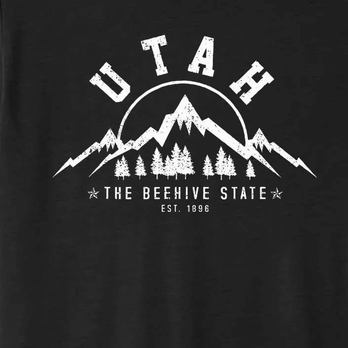 Utah Est. 1896 Usa America Souvenir ChromaSoft Performance T-Shirt