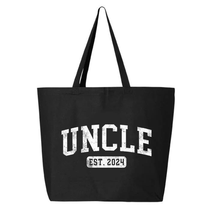 Uncle Est 2024 Promoted To Uncle Announcement 25L Jumbo Tote