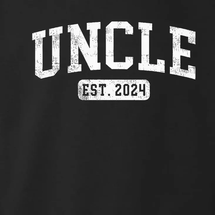 Uncle Est 2024 Promoted To Uncle Announcement Toddler Hoodie