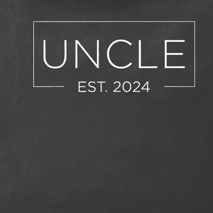 Uncle Est. 2024 Promoted To Uncle 2024 Zip Tote Bag