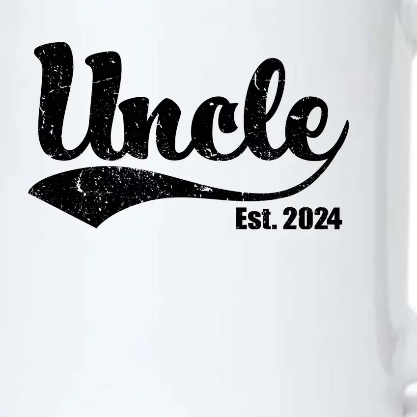 Uncle Est. 2024 Sporty Family Gift Black Color Changing Mug