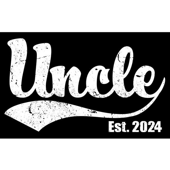 Uncle Est. 2024 Sporty Family Gift Bumper Sticker