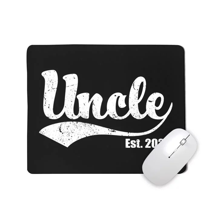 Uncle Est. 2024 Sporty Family Gift Mousepad