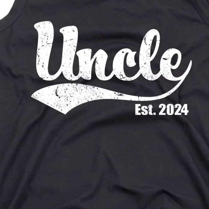 Uncle Est. 2024 Sporty Family Gift Tank Top