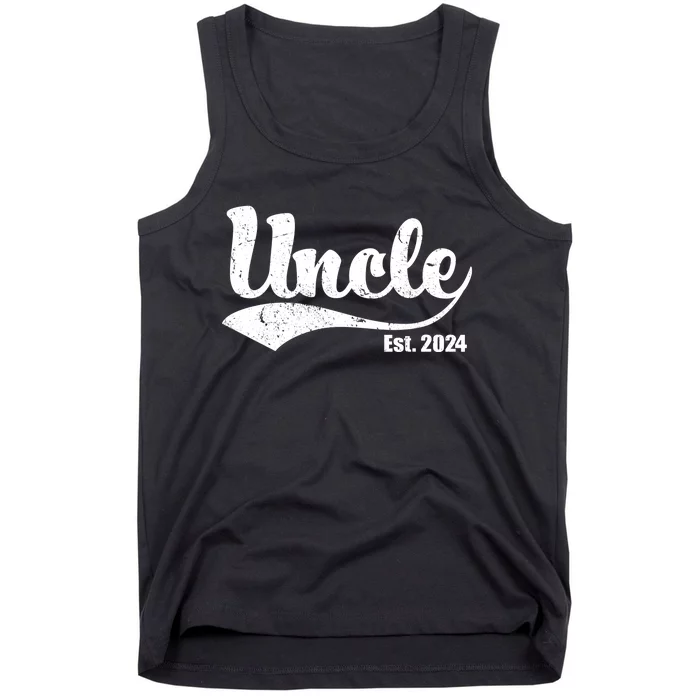 Uncle Est. 2024 Sporty Family Gift Tank Top