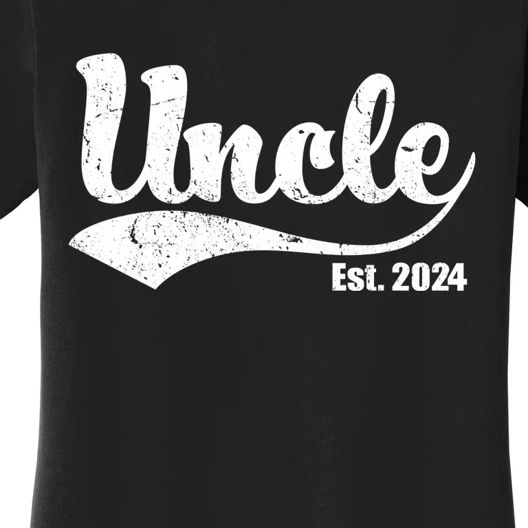 Uncle Est. 2024 Sporty Family Gift Women's T-Shirt