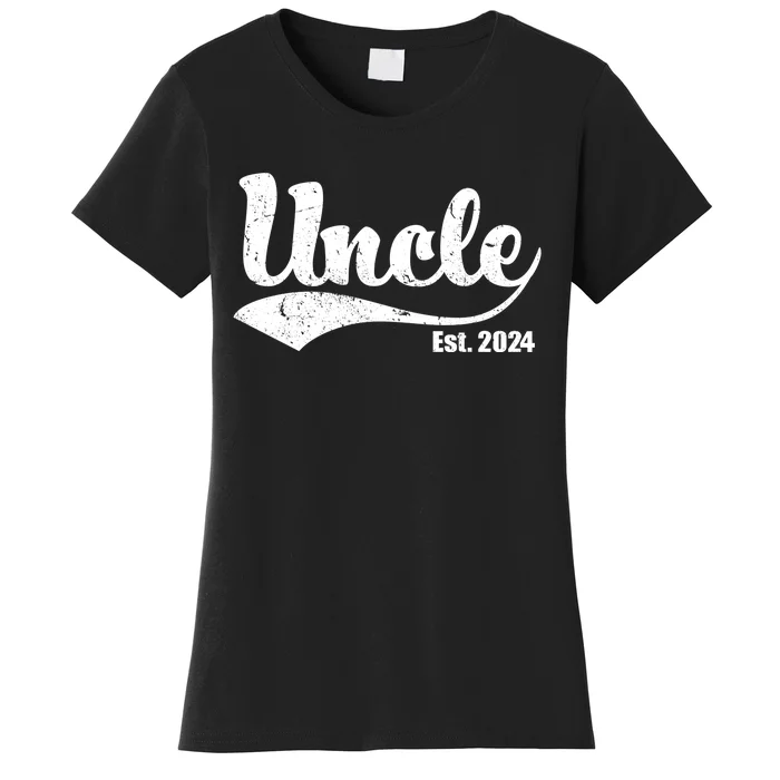 Uncle Est. 2024 Sporty Family Gift Women's T-Shirt