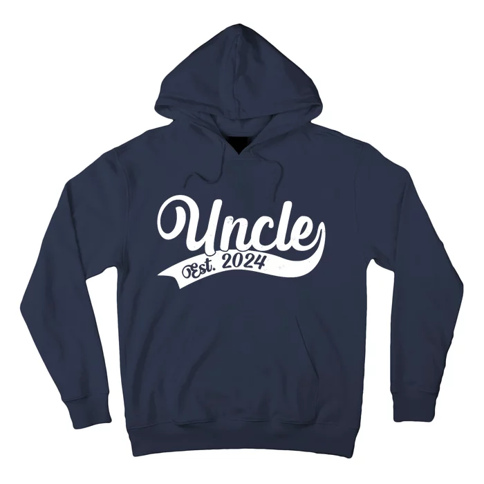 Uncle Est. 2024 New Baby Niece Nephew Hoodie