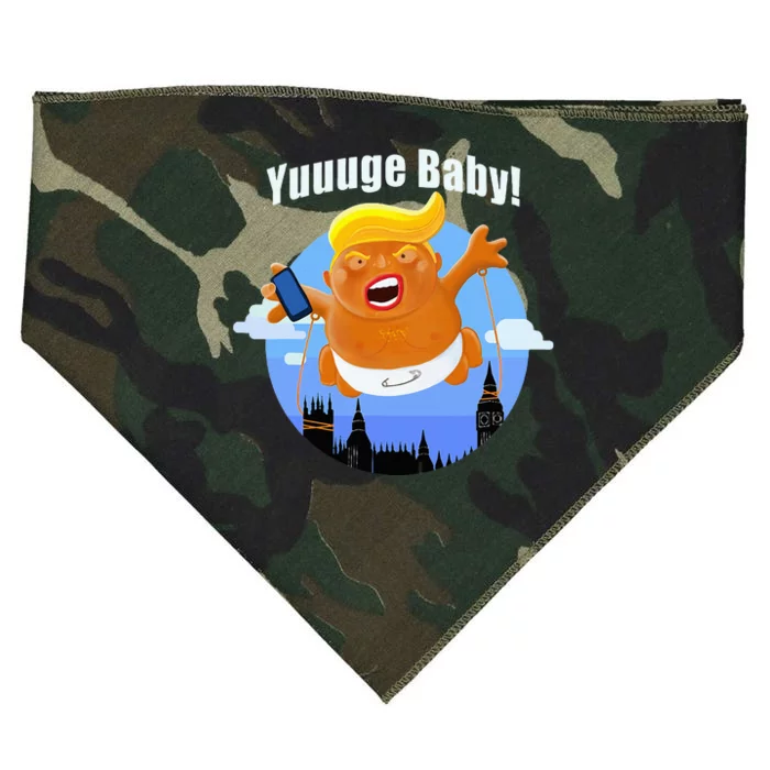 Us Election 2024 Trump Baby Balloon Huge Yuuuge Potus USA-Made Doggie Bandana