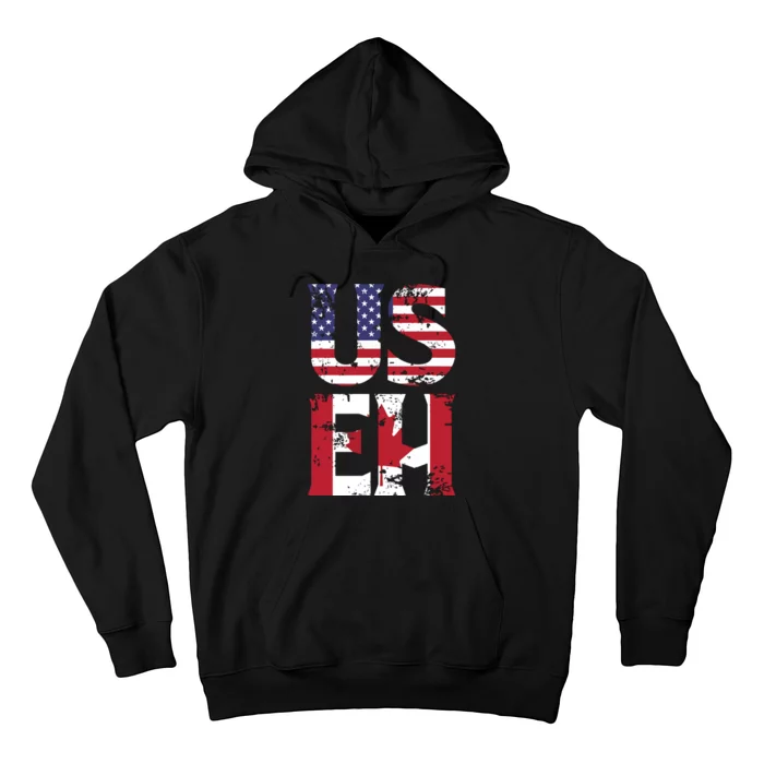 US EH American Canadian Funny Meme Quote Hoodie