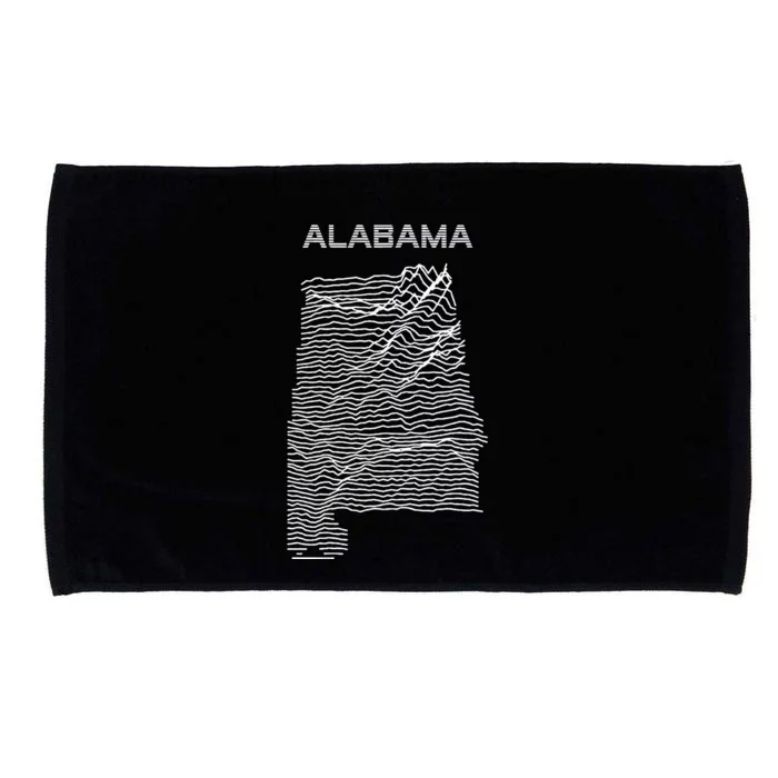 Unknown Elevations Alabama Microfiber Hand Towel