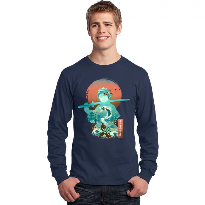 Ukiyo E Breath Of Water Tall Long Sleeve T-Shirt