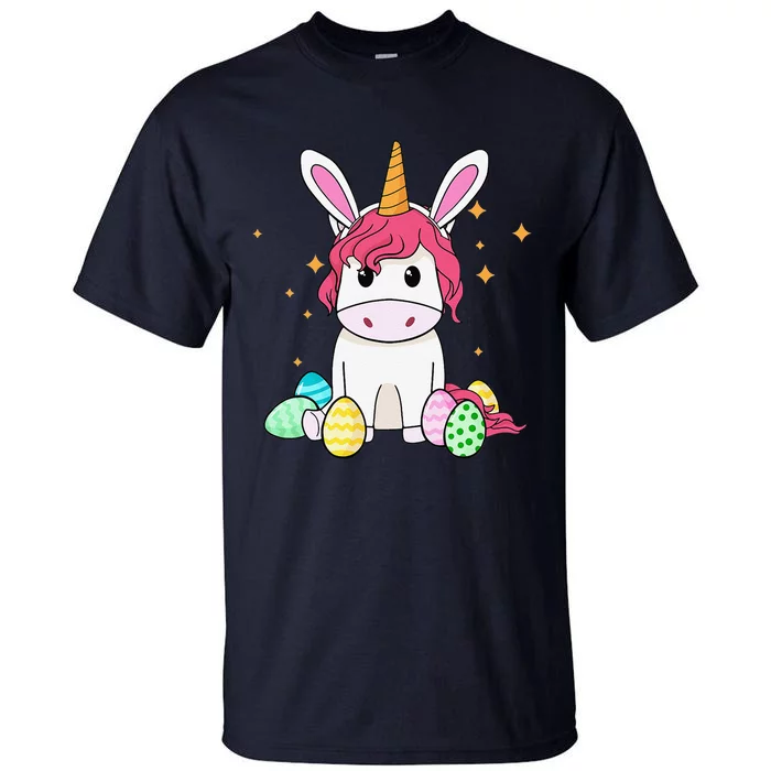 Unicorn Easter Bunny Easter Gift Tall T-Shirt