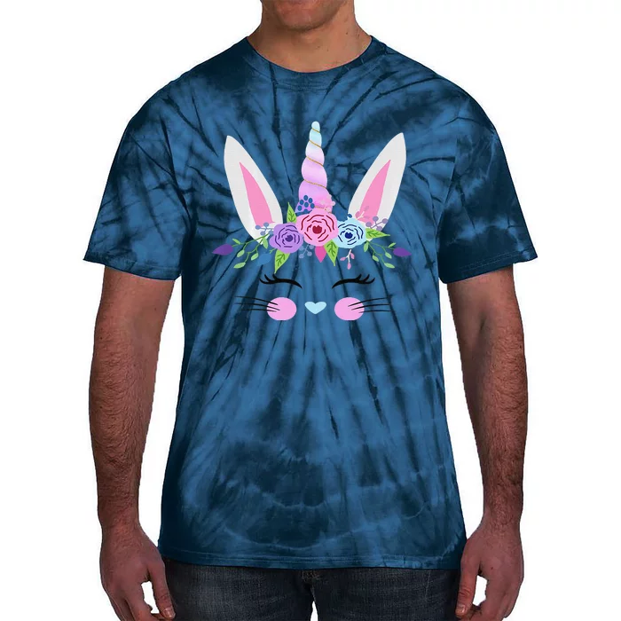 Unicorn Easter Bunny For Easter Outfit Premium Tie-Dye T-Shirt