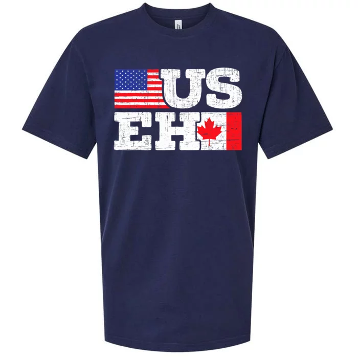 US EH Canada America Flag Maple Leaf Proud Canuck Roots Sueded Cloud Jersey T-Shirt