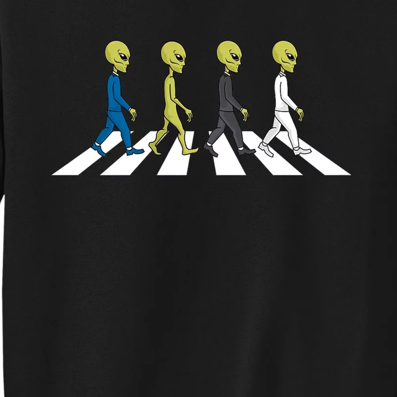 Ufo Extraterrestrial Crossing Alien Sweatshirt