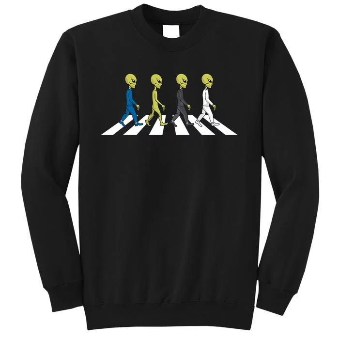 Ufo Extraterrestrial Crossing Alien Sweatshirt