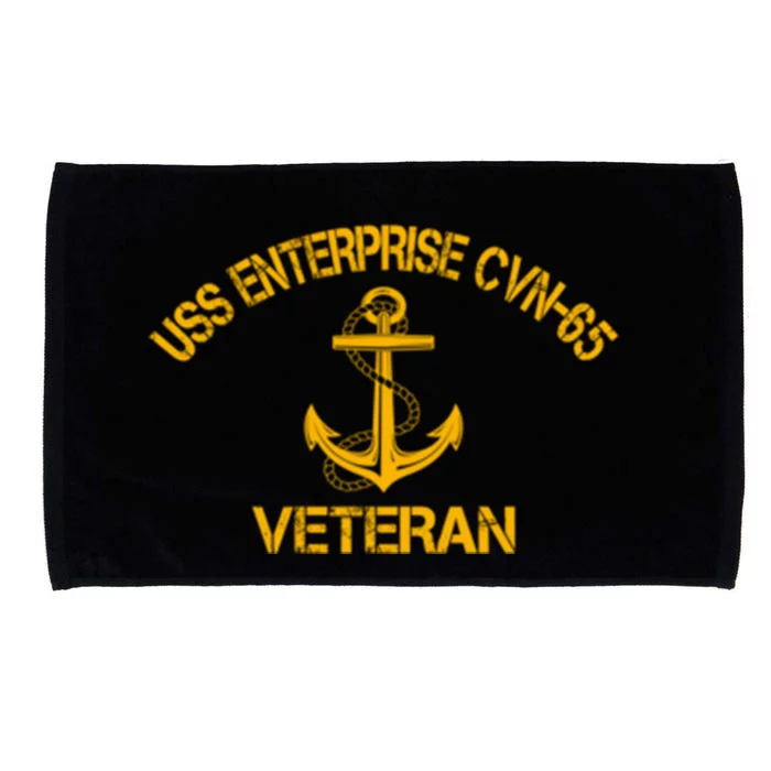 Uss Enterprise Cvnmeaningful Gift65 Aircraft Carrier Veteran Veterans Day Cute G Microfiber Hand Towel