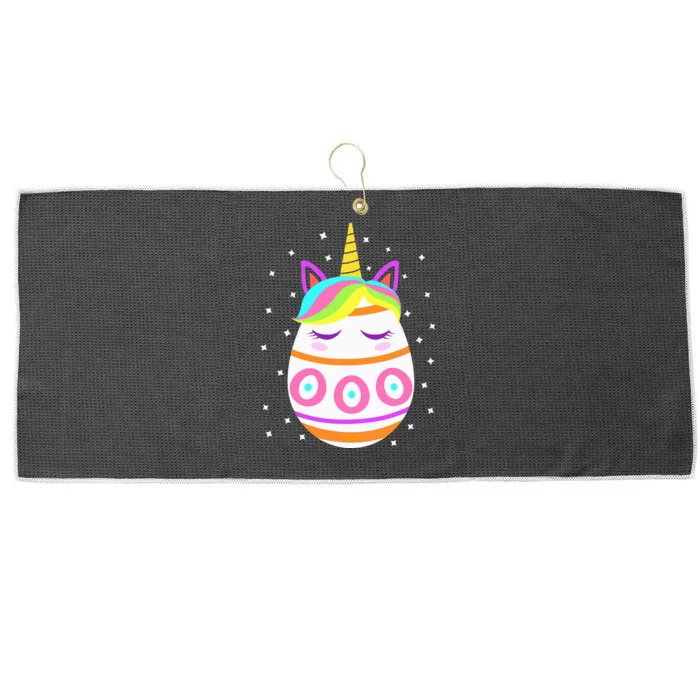 Unicorn Easter Day Large Microfiber Waffle Golf Towel