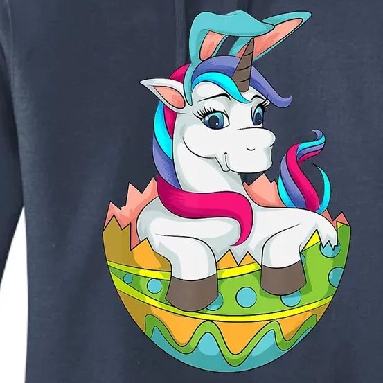 Unicorn Easter Egg Women's Pullover Hoodie