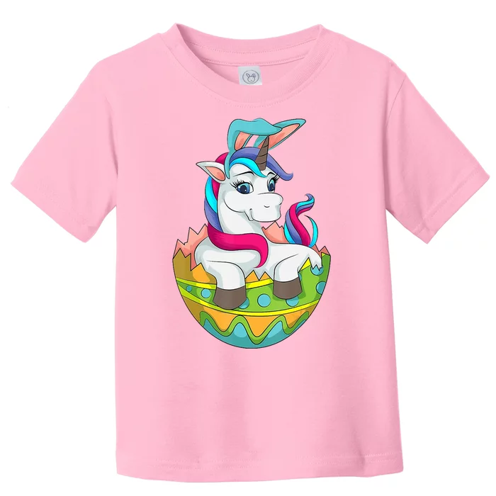 Unicorn Easter Egg Toddler T-Shirt