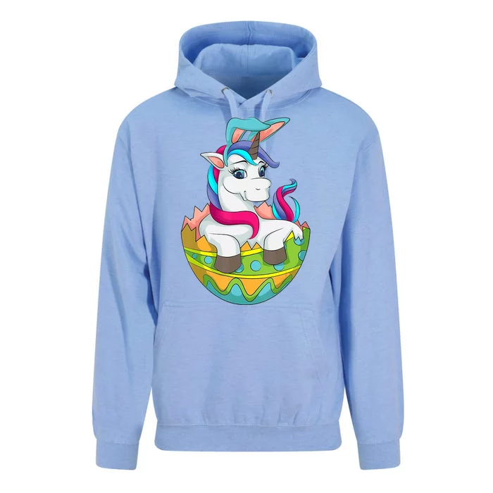 Unicorn Easter Egg Unisex Surf Hoodie