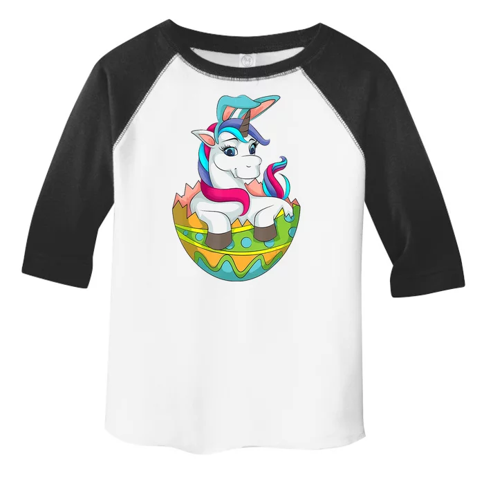 Unicorn Easter Egg Toddler Fine Jersey T-Shirt