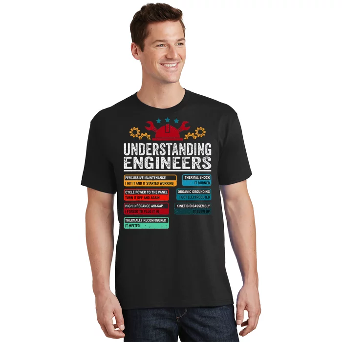 Understanding Engineers Funny Engineering Student Engineers T-Shirt