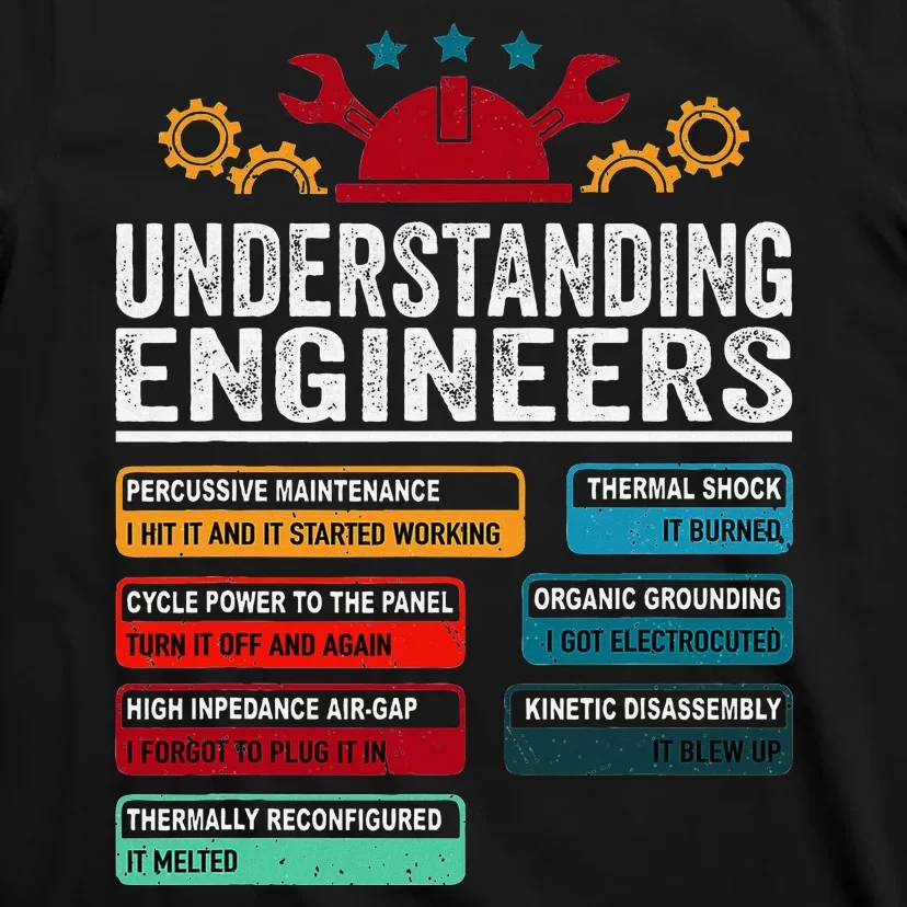 Understanding Engineers Funny Engineering Student Engineers T-Shirt