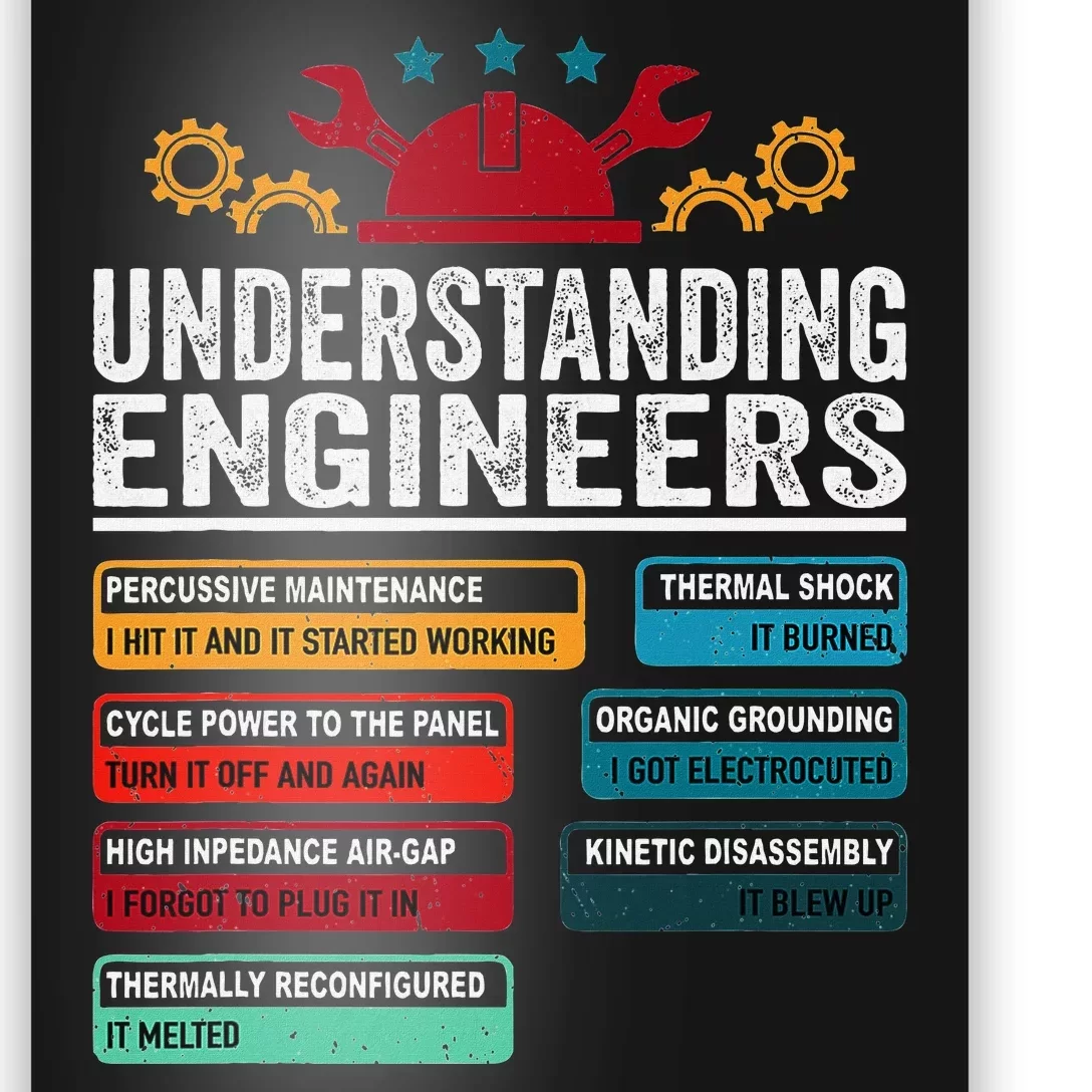 Understanding Engineers Funny Engineering Student Engineers Poster