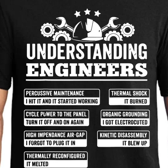 Understanding Engineers Funny Mechanical Engineering Pajama Set