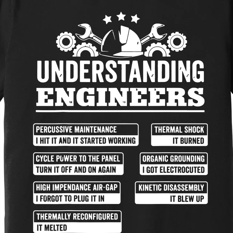 Understanding Engineers Funny Mechanical Engineering Premium T-Shirt