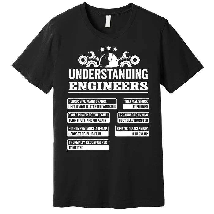 Understanding Engineers Funny Mechanical Engineering Premium T-Shirt