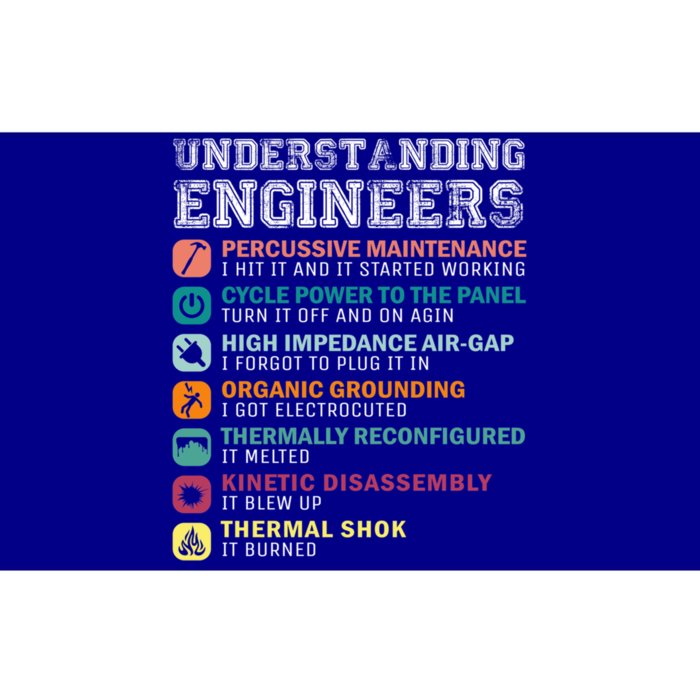 Understanding Engineers Funny Engineering Funny Gift Bumper Sticker