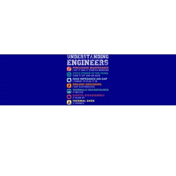 Understanding Engineers Funny Engineering Funny Gift Bumper Sticker