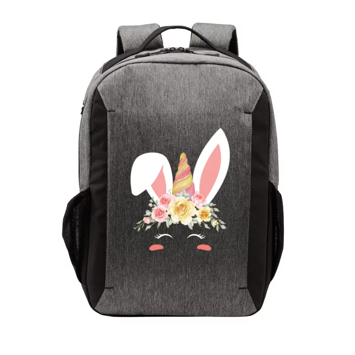 Unicorn Easter Floral Bunny Vector Backpack