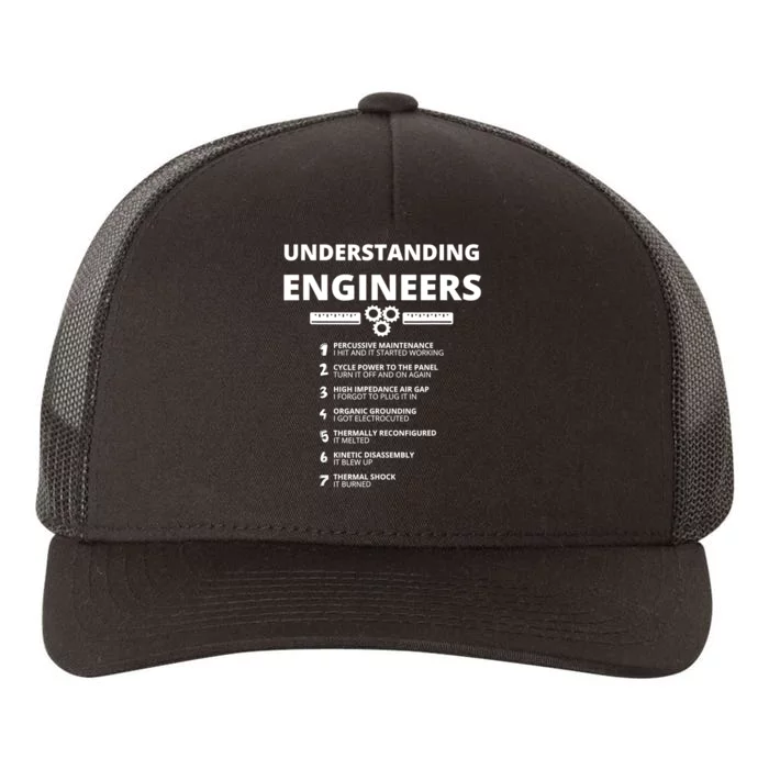 Understanding Engineers Funny Sarcastic Engineering Gift TShirt Yupoong Adult 5-Panel Trucker Hat